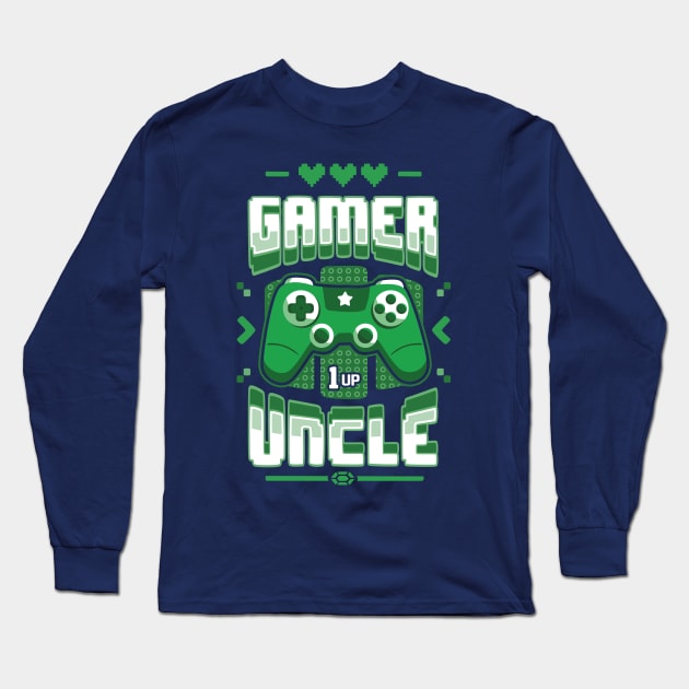 Gamer Uncle Long Sleeve T-Shirt by Olipop